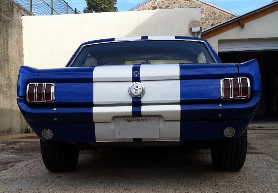 Location Ford Mustang 1966 Bleu 1966 Bleu Pont eveque