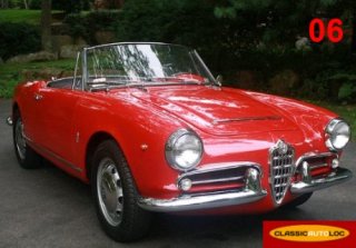 Alfa Roméo Giulia Spider 1962 Rouge