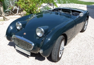 Austin Healey Frogeye 1959 Vert Anglais