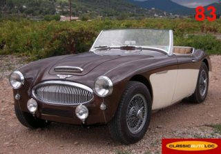 Autin healey 3000 1962 Marron/Ivoire
