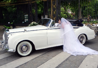 Bentley S1 Cabriolet 1957 Blanc