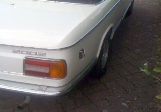 BMW 2002 Baur 1974 Blanc