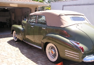 Cadillac Convertible Sedan 1941 Vert