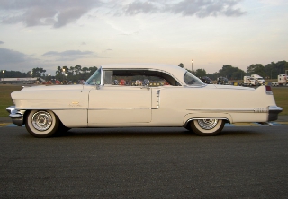 Cadillac DeVille  1956 Blanc