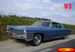 Cadillac Deville 1965 Bleu