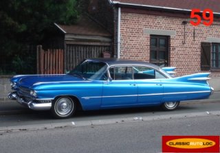 Cadillac DeVille Sedan 1959 Bleue