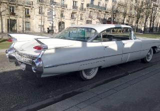 Cadillac Eldorado 1959 Blanc