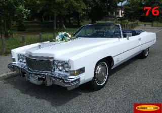 Cadillac Eldorado 1974 blanc