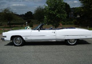 Cadillac Eldorado 1974 blanc