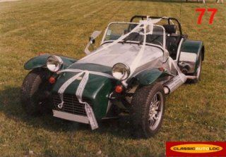 Caterham  Lotus  7 1994 Vert/Alu
