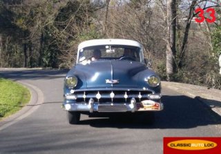 Chevrolet Bel-Air 1954 Bleu/Blanc