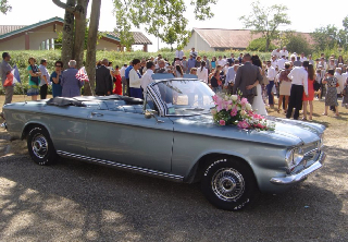 Chevrolet Corvair 1963 Gris metal