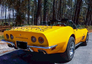 Chevrolet Corvette 1972 Jaune soleil