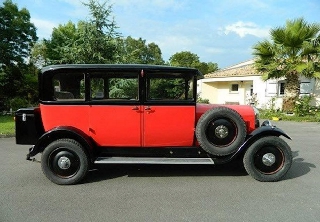 Citroën B 14 G 1927 rouge et noire