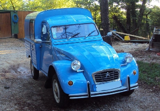 Citroën fourgonnette 1977 bleu