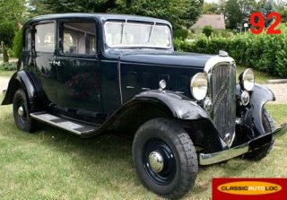 Citroën Rosalie 1933 Noire