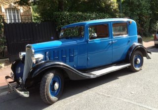 Citroën Rosalie 1935 Noire et bleue