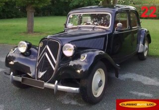 Citroen Traction 11 BL 1955 Noire