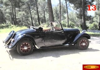 CITROEN Traction 11BL Cabriolet 1939 Bleu