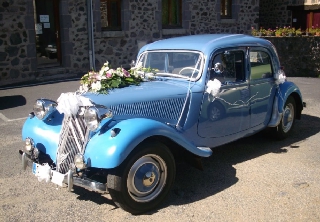 Citroën traction 1955 bleu azur