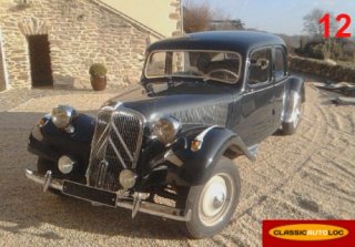 Citroen Traction 11B 1955 bleu nuit