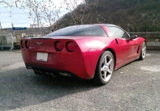 Corvette C6 2005 rouge