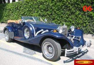 Excalibur Phaeton s�rie 4 1979 bleu marine