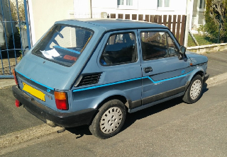 Fiat 126 bis 1991 bleu