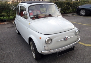 Fiat 500 1965 Blanche