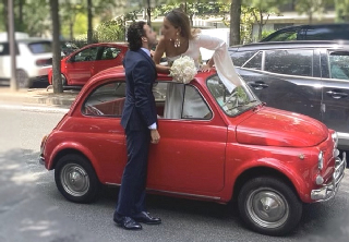 FIAT 500 1967 ROUGE