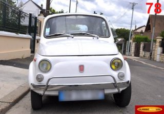 FIAT 500 1970 Blanc