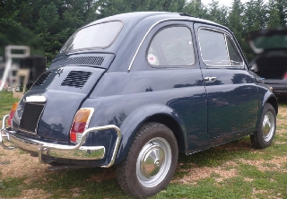 Fiat 500 1970 BLEU NUIT