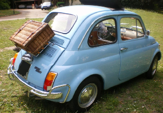 Fiat 500 1970 Bleu