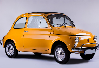 Fiat 500 1970 Jaune