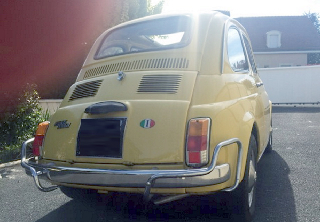 Fiat 500 1971 jaune