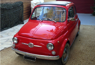 Fiat 500 1975 rouge