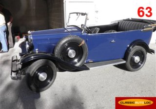 Fiat  Ballila Torpedo 1932 Bleue
