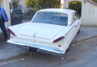 Ford Comet 1960 blanche