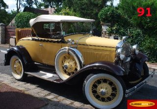 Ford Ford A Roadster 1931 Bronson Yellow