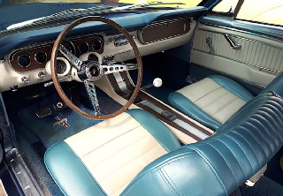 Ford Mustang 1965 Blue Caspian Metallic