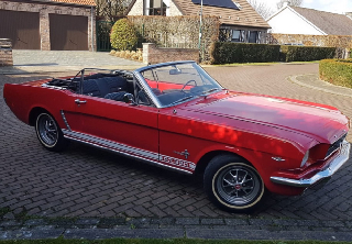 Ford Mustang  1965 Rouge