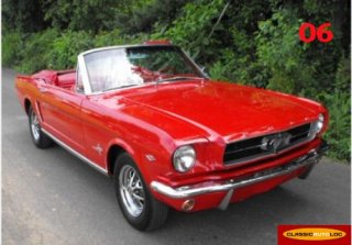 FORD MUSTANG 1965 Rouge