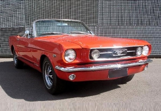 Ford Mustang 1966 Rouge