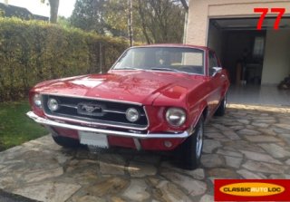 Ford Mustang 1967 Rouge