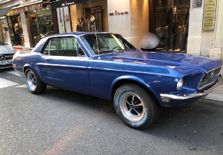 Ford Mustang 1968 Bleu