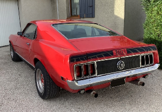 Ford Mustang  1970 Rouge
