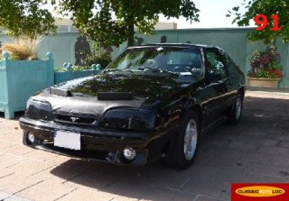 FORD MUSTANG 1993 GT 5,0 L Noire