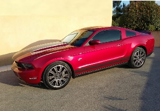 Ford Mustang 2010 rouge Devil