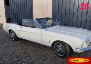 Ford Mustang Cabriolet 1967 Blanc
