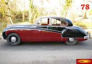 Jaguar Mark 9 (Mk IX) 1959 noir, bordeaux